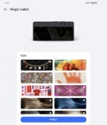 Αρχική οθόνη Honor V Purse, μενού ρυθμίσεων, πολλαπλές εργασίες διπλής εφαρμογής και Magic Wallet