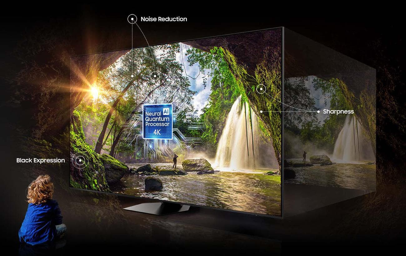 Εξοικονομήστε τεράστια 3.000 $ στην 98 ιντσών Samsung QLED 4K Q80C Smart TV 1 Samsung QLED 4K Q80C Smart TV