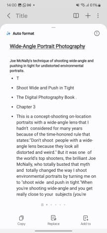 Samsung Notes AI - One UI 6.1 review