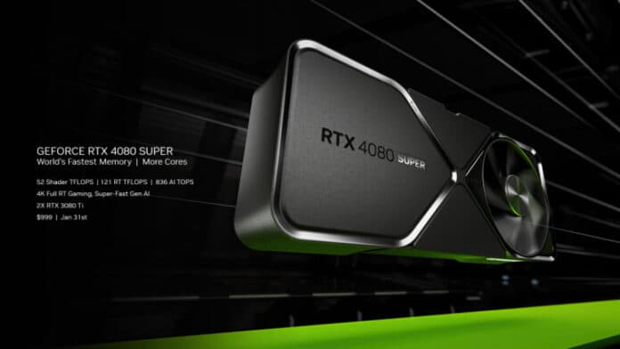 The RTX 4080 SUPER with its specs