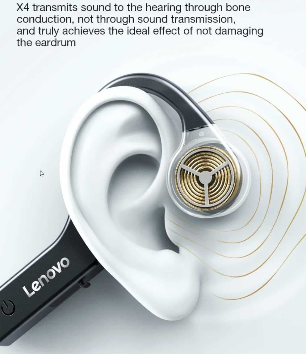 Lenovo X4 : Bone Conduction ασύρματα ακουστικά 25 γραμμαρίων, με αυτονομία 8 ωρών και τρομερή τιμή!, Lenovo X4 : Bone Conduction ασύρματα ακουστικά 25 γραμμαρίων, με αυτονομία 8 ωρών και τρομερή τιμή!, TechWar.GR