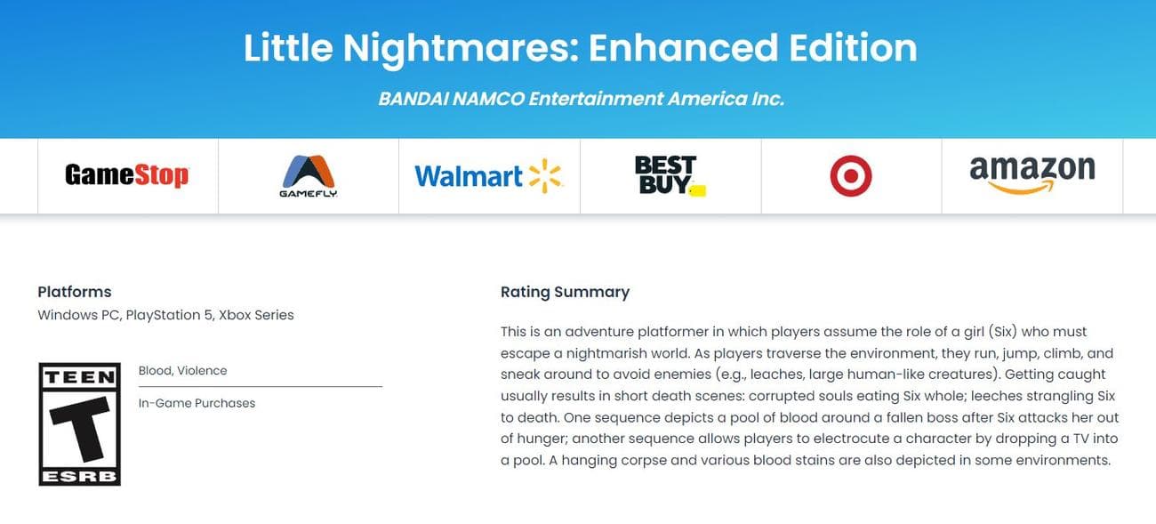 Εμφανίστηκε η Little Nightmares: Enhanced Edition για το PlayStation 5, Εμφανίστηκε η Little Nightmares: Enhanced Edition για το PlayStation 5, TechWar.GR