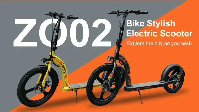 Νέο πατίνι, νέα εμφάνιση! Το ZonDoo ZO02 έρχεται να αλλάξει την εμφάνιση στα πατίνια με μπροστινό τροχό 20 ιντσών!