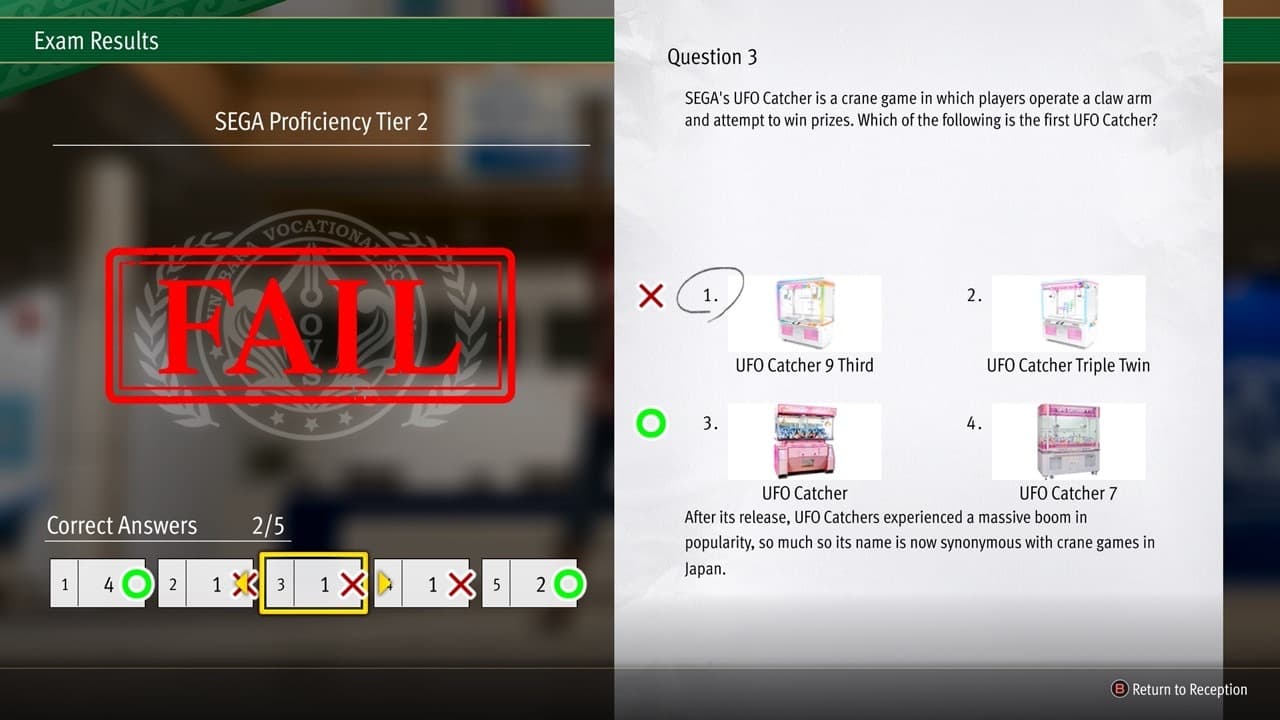 The first UFO Catcher is option number 3 in this image.