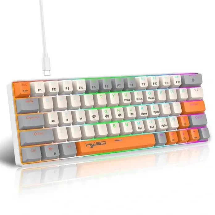 HXSJ V500: Μηχανικό, type-C πληκτρολόγιο 63 πλήκτρων, με hot swappable διακόπτες στα 27.7€!!