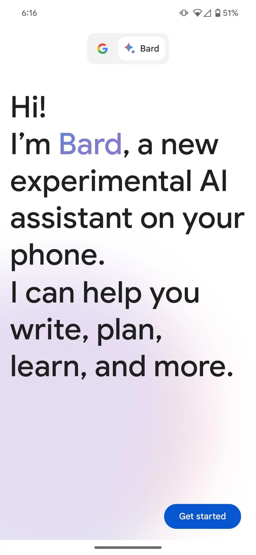 Οθόνη Bard 9to5Google