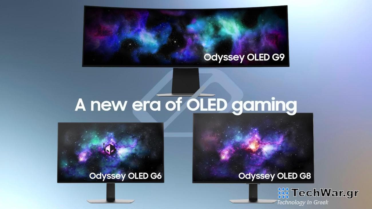G9 49" Curved, G8 32" Flat 4K & 240Hz, G6 27" QHD & 360Hz

