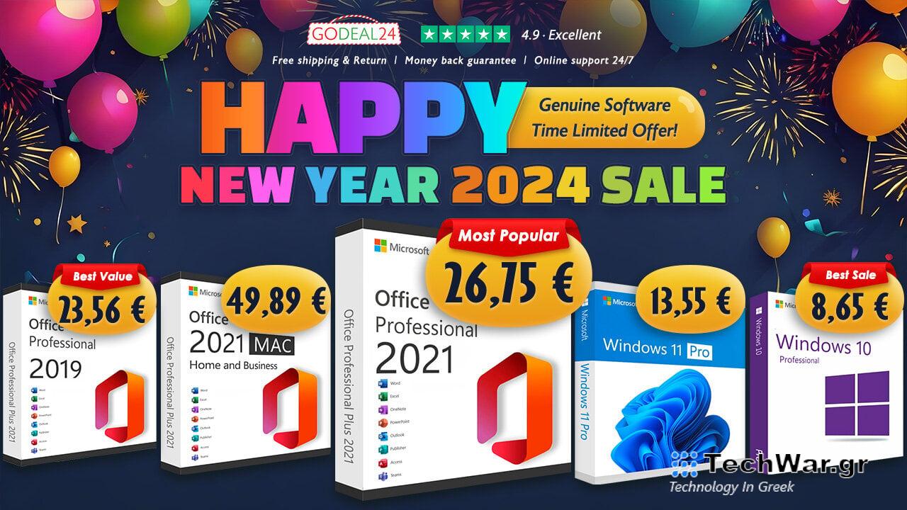 Godeal24’s New Year sale: Αποκτήστε μια lifetime άδεια χρήσης του Office 2021 με μόλις 26.75€