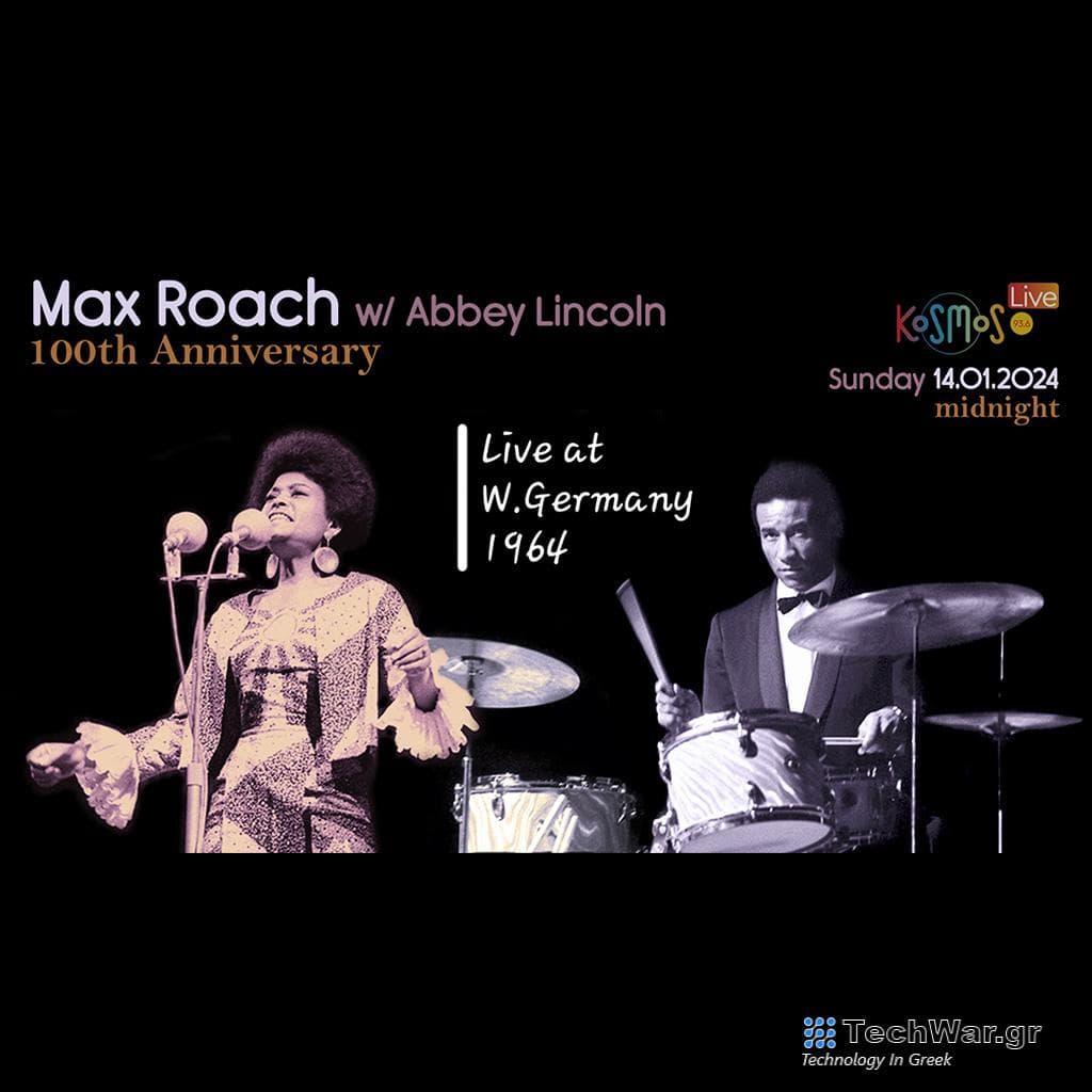 KOSMOS LIVE! – Max Roach 100th Anniversary w/ Abbey Lincoln – Live at W. Germany 1964 - Digitaltvinfo.gr