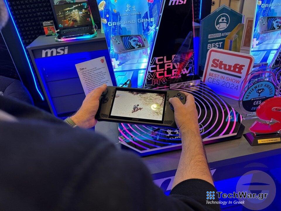 MSI Claw, η πρώτη φορητή παιχνιδοκονσόλα με επεξεργαστή Intel Core Ultra