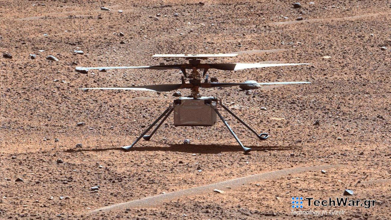 Ingenuity rotocopter on Mars