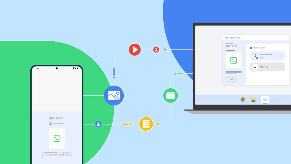 Nearby Share Beta για Windows
