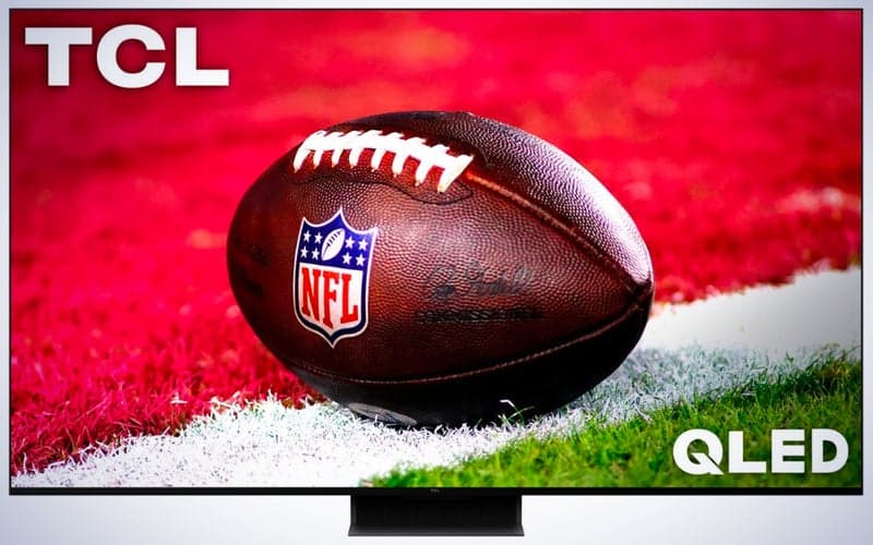 TCL's 75QM850G on a plain white background.