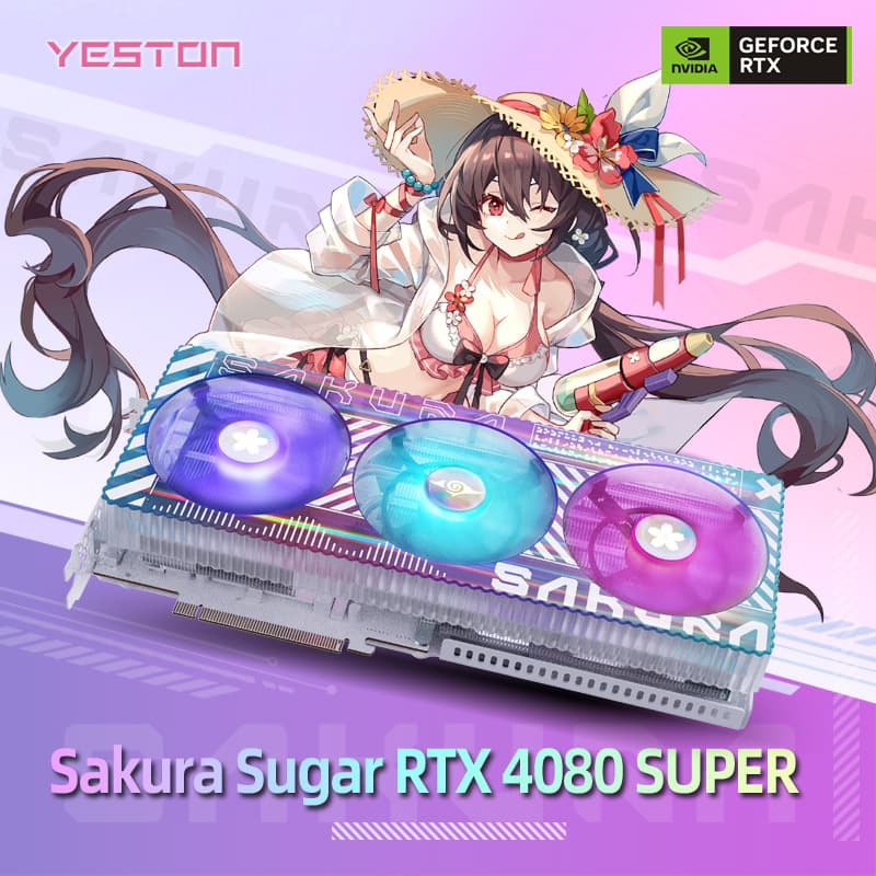 Η Yeston αποκαλύπτει τις GeForce RTX 4080 SUPER, 4070 Ti SUPER, 4070 SUPER SAKURA Deluxe GPU, Anime-Themes All Around, Η Yeston αποκαλύπτει τις GeForce RTX 4080 SUPER, 4070 Ti SUPER, 4070 SUPER SAKURA Deluxe GPU, Anime-Themes All Around, TechWar.GR