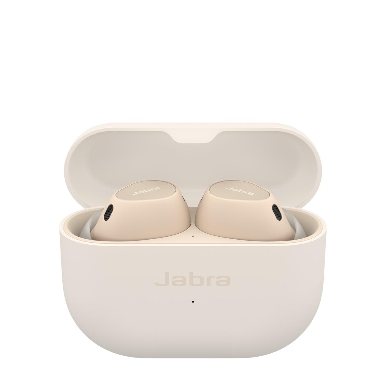 Jabra Elite 10 σε κρέμα σε λευκό φόντο