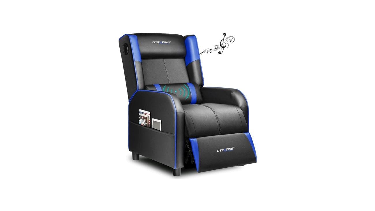 Best gaming chair on Amazon: GTRACING Gaming Sofa on a white background.