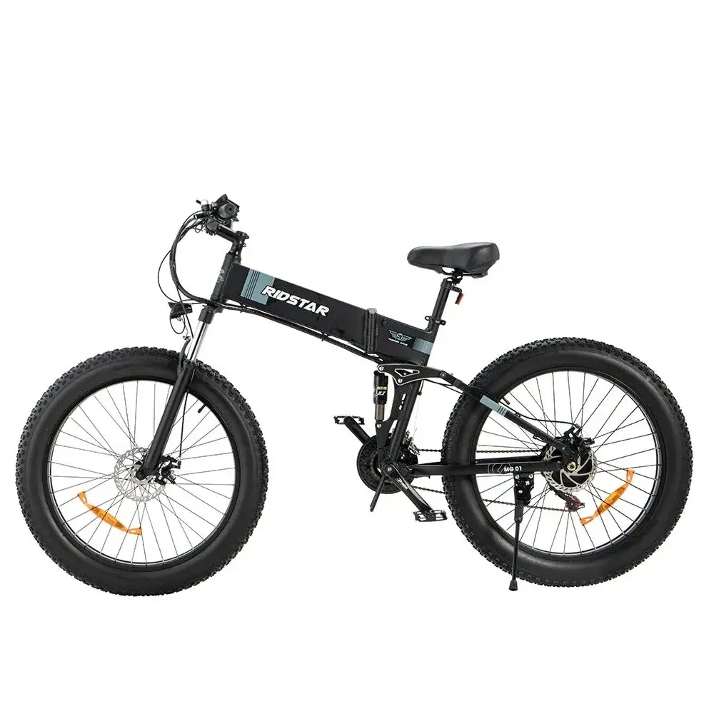 Ridstar H26 : Foldable Fatbike με ισχυρό μοτέρ 1000W και διπλή ανάρτηση, για περιπέτειες σε όλα τα τερέν!