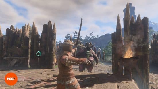 Καταπολέμηση της οδοκαθαριστής Matron στο Enshrouded.