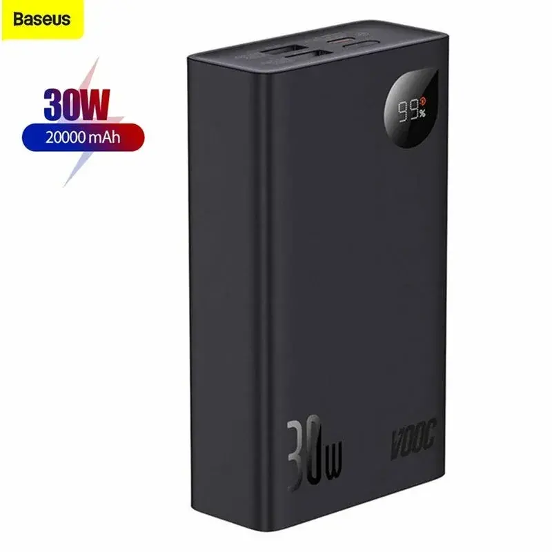 [58€ τα ΔΥΟ Power Banks] Baseus Adaman2 : Power Bank 20.000mAh με ταχύτητα φόρτισης 30W και USB-C, με 32€ από Τσεχία.