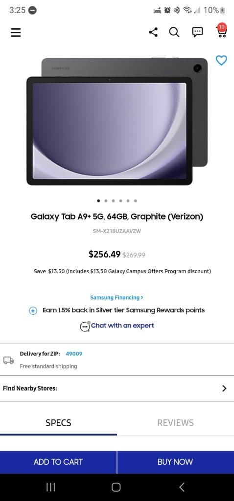 Το Samsung Galaxy Tab A9+ εμφανίζεται για λίγο στις ΗΠΑ για 270 $, Το Samsung Galaxy Tab A9+ εμφανίζεται για λίγο στις ΗΠΑ για 270 $, TechWar.GR