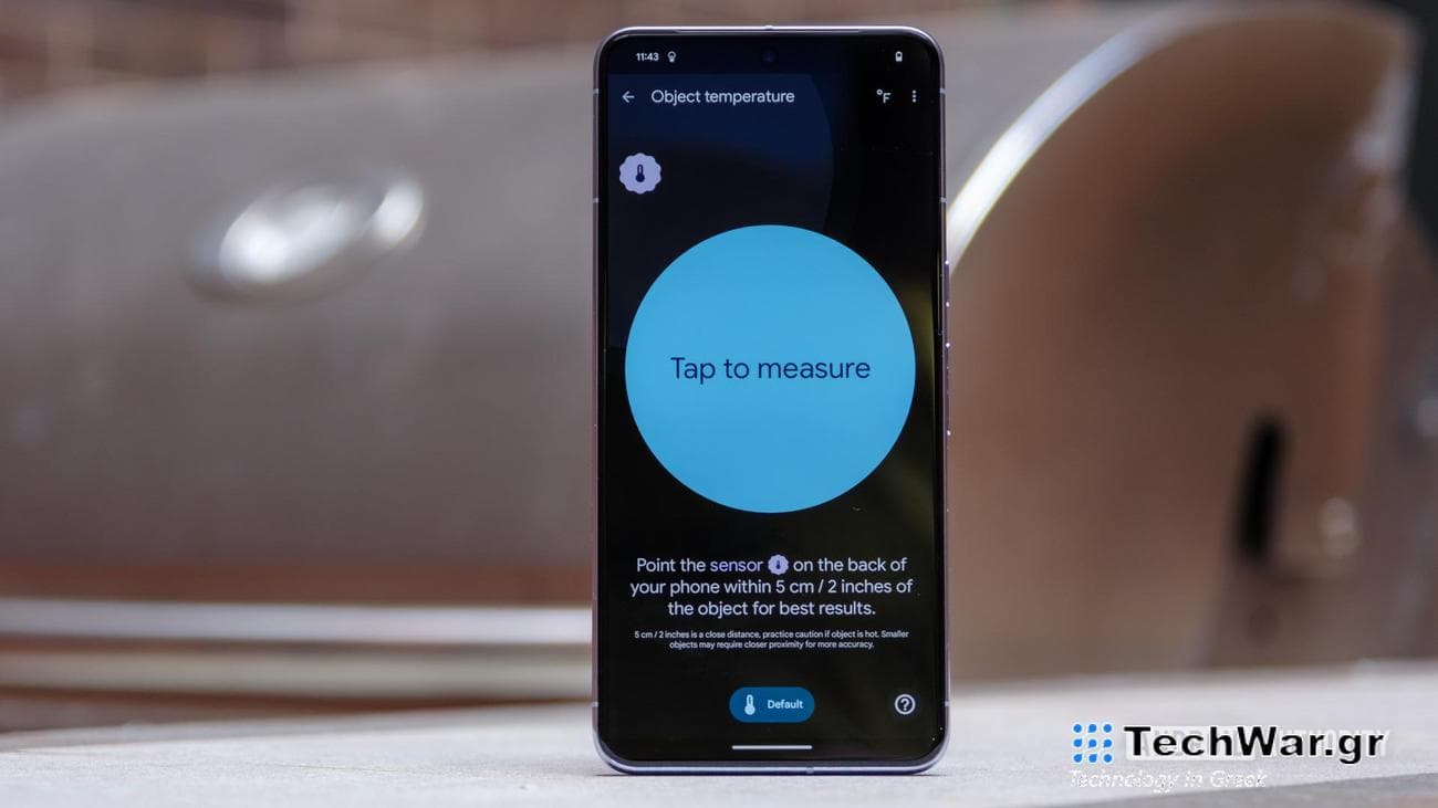google pixel 8 pro temperature app