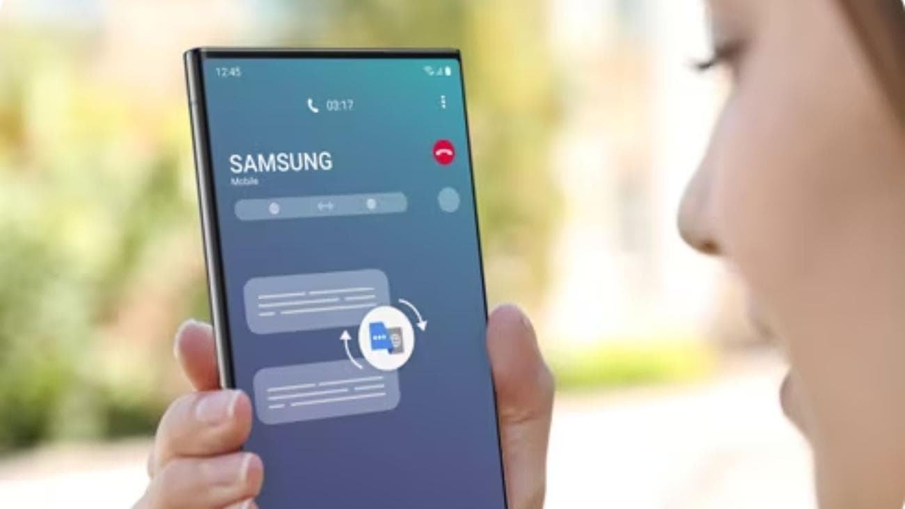 Samsung Galaxy S24 με ενεργοποιημένη τη δυνατότητα Live Translate