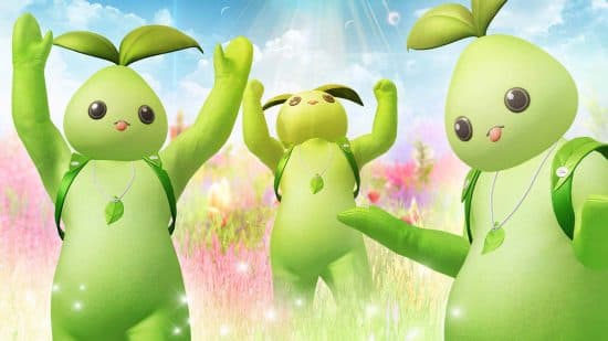 Συνέντευξη στο Lost Ark - Τρεις χαρακτήρες που φορούν πράσινα ρούχα Mokoko.