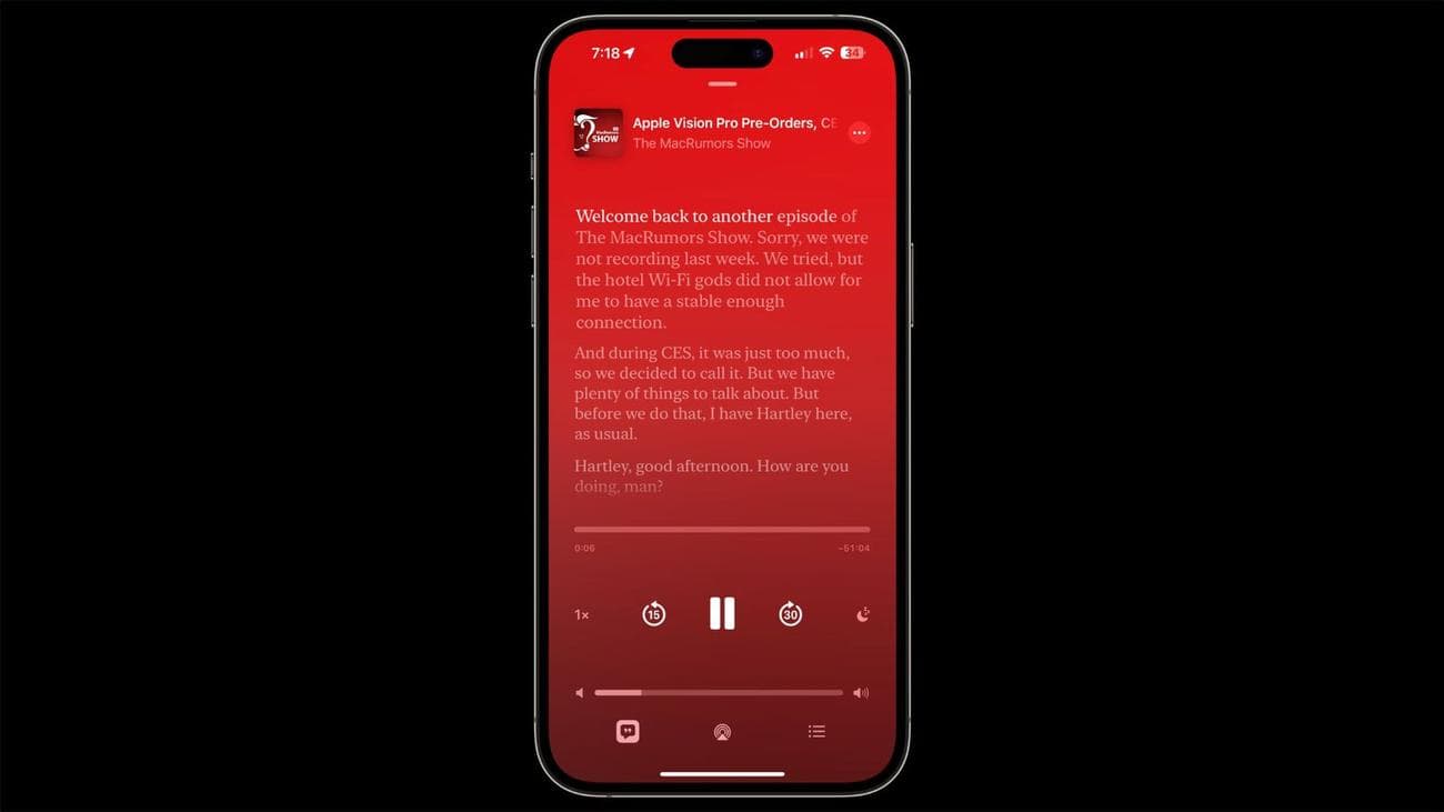 iOS 17.4 Beta: Όλες οι νέες αλλαγές - podcast app transcript - TechWar.GR