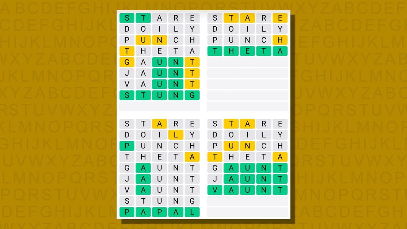 Quordle today – υποδείξεις και απαντήσεις για την Τρίτη 16 Ιανουαρίου (παιχνίδι #722), Quordle today – υποδείξεις και απαντήσεις για την Τρίτη 16 Ιανουαρίου (παιχνίδι #722), TechWar.GR
