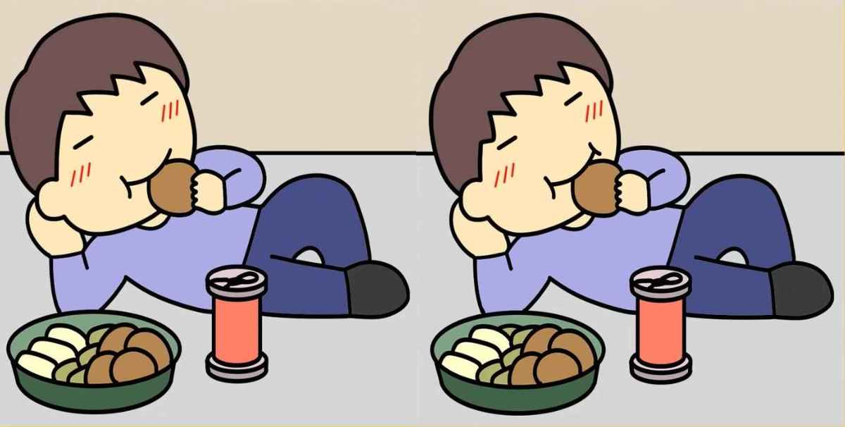 Μπορείτε να βρείτε τις 3 διαφορές στις εικόνες με το αγόρι που τρώει σε 9 δευτερόλεπτα; / FOXreport.gr, Μπορείτε να βρείτε τις 3 διαφορές στις εικόνες με το αγόρι που τρώει σε 9 δευτερόλεπτα;, TechWar.GR