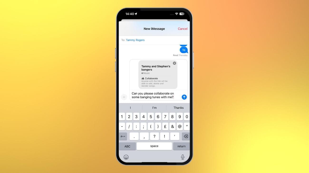 Apple Collaborative Playlists