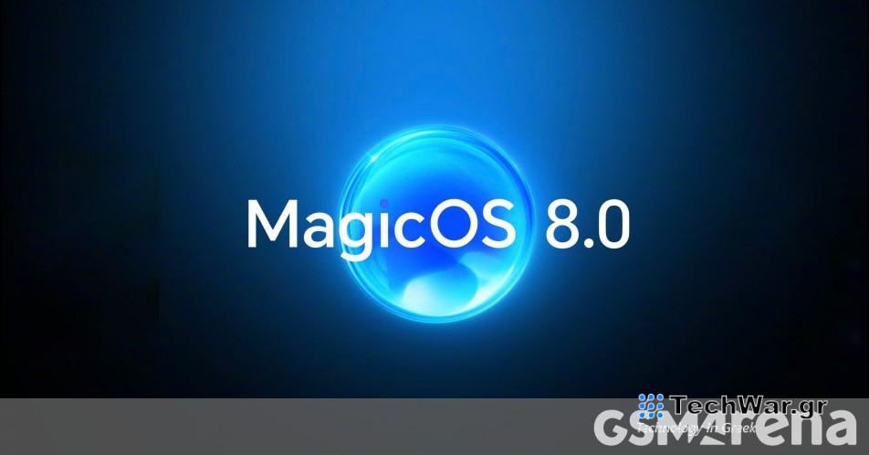 Ανακοινώθηκε το Honor MagicOS 8.0 με UI βασισμένο σε πρόθεση και AI σε επίπεδο πλατφόρμας