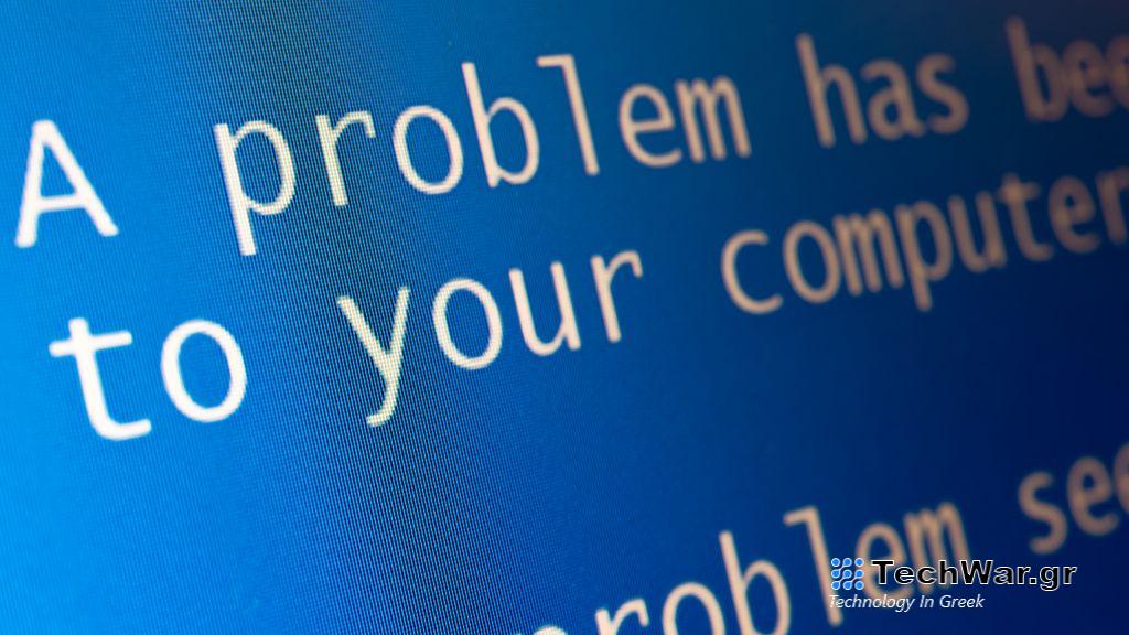 blue screen of death