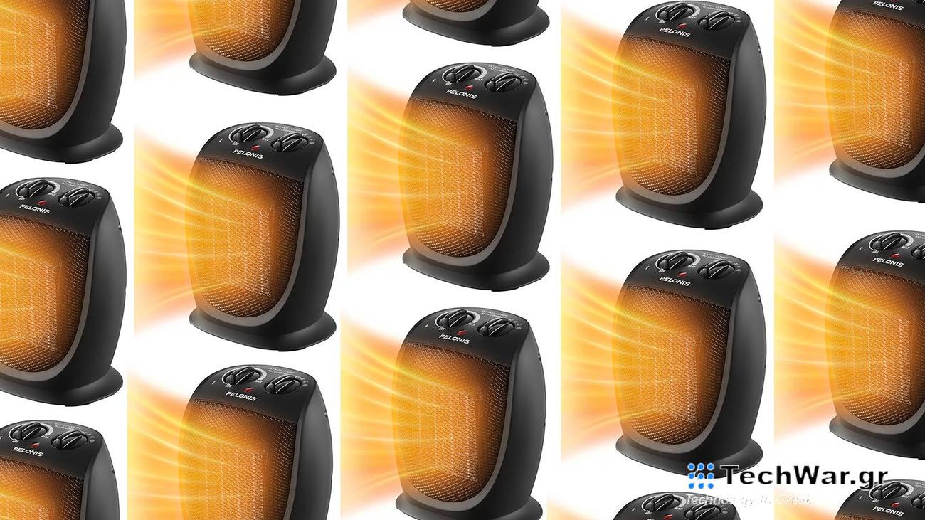 Space heaters in a grid with orange graphics indicating the heat coming out.