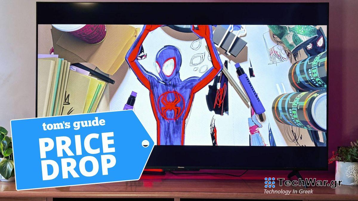 Hisense U6K TV in a home office