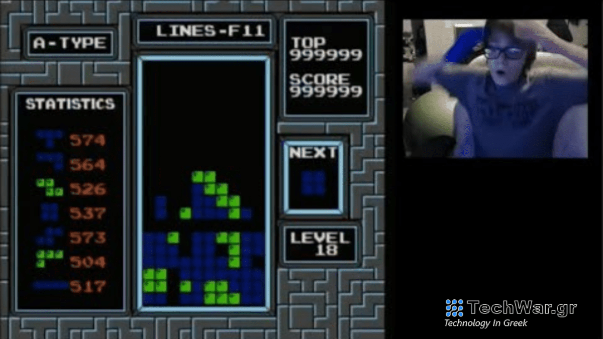 Δείτε τη στιγμή που ένας 13χρονος κερδίζει το Tetris για πρώτη φορά στην ιστορία