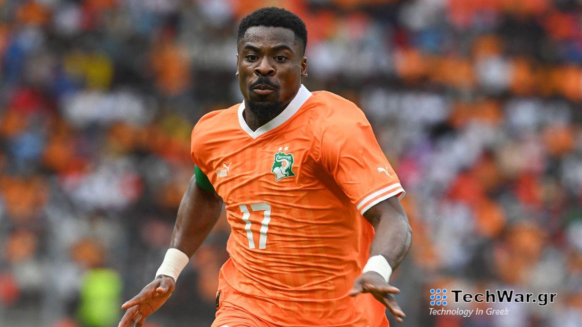 Serge Aurier ahead of the Ivory Coast vs Guinea-Bissau live stream