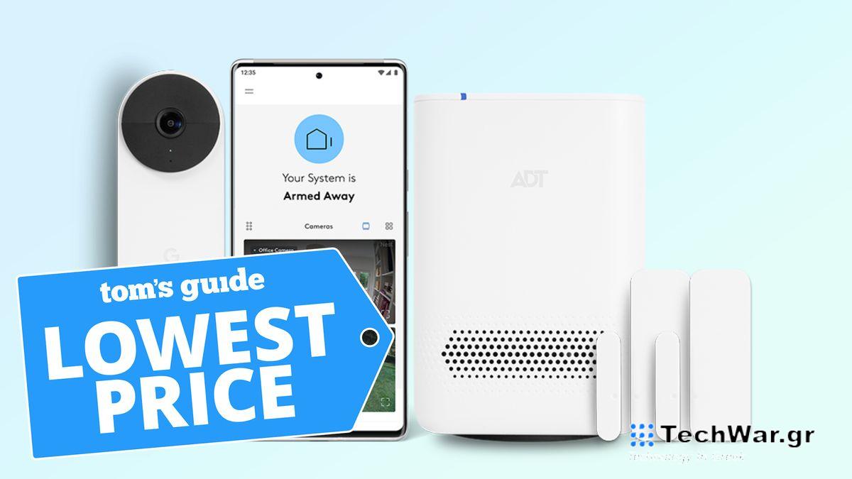 ADT smart home kit with Google Nest Doorbell