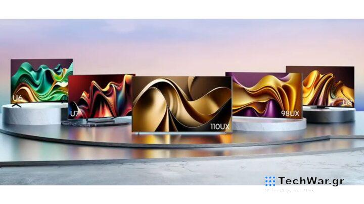 Hisense U6N, U7N, U8N, 100 U76N, 98UX, And 110UX Mini LED TVs Unveiled At CES 2024