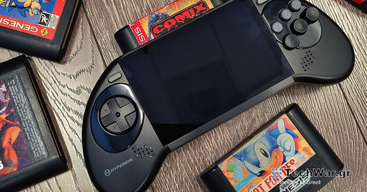 Η Hyperkin έφτιαξε ένα φορητό Sega Genesis που παίζει πρωτότυπα καροτσάκια
