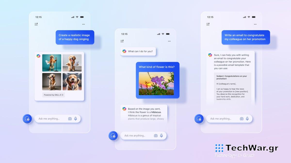 Η Microsoft παρουσιάζει επίσημα το Copilot για iOS και Android
