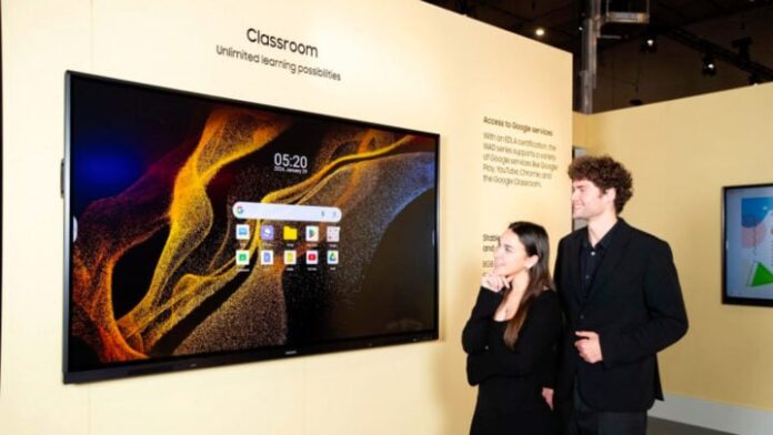 Η Samsung επεκτείνει το SmartThings σε εμπορικές οθόνες Samsung Electronic Whiteboard Display 2024