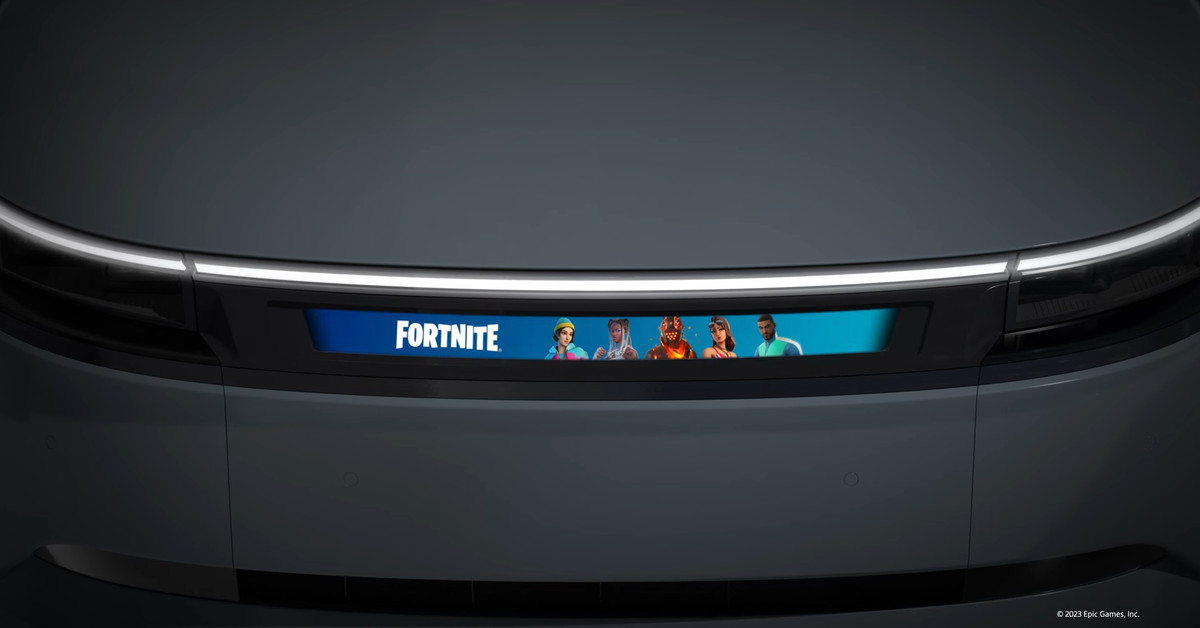 Η Sony φέρνει το Fortnite στο αυτοκίνητο (προφυλακτήρας)