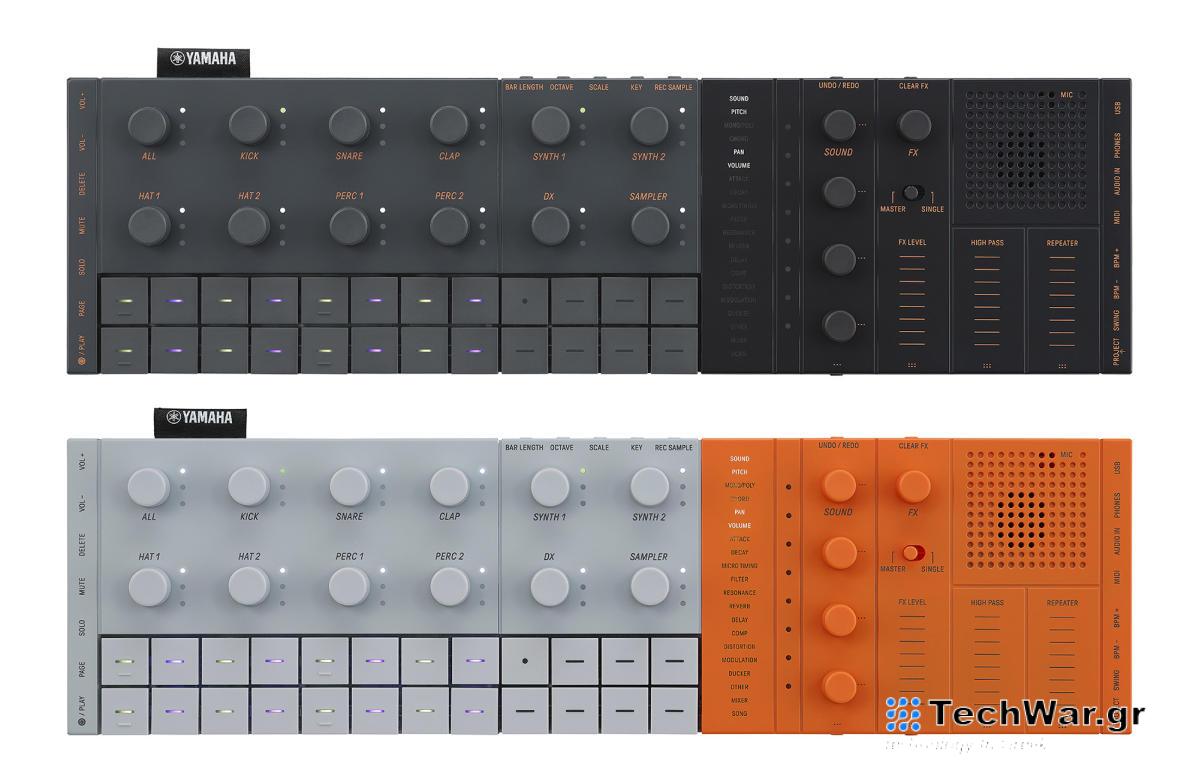 Η Yamaha αναλαμβάνει το Teenage Engineering με το πολύχρωμο groovebox SEQTRAK

