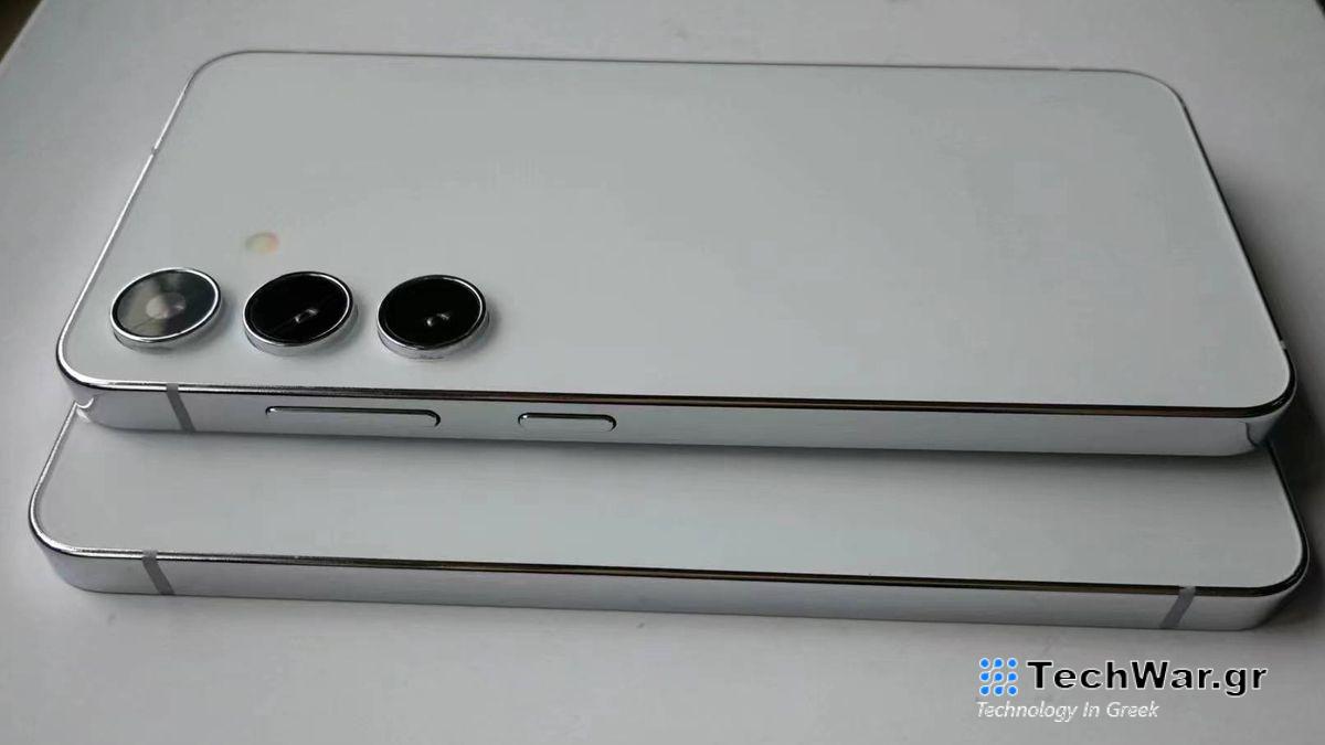 Alleged dummy models of the Galaxy S24 and Galaxy S24 Plus