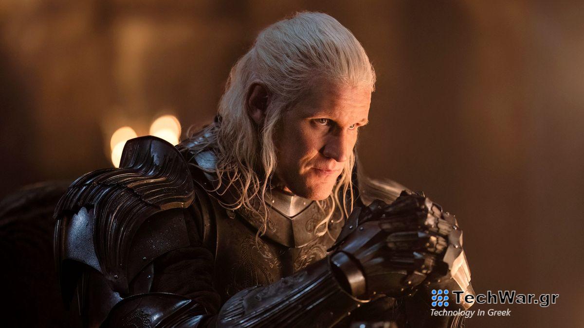 Matt Smith as Daemon Targaryen in House of the Dragon season 2