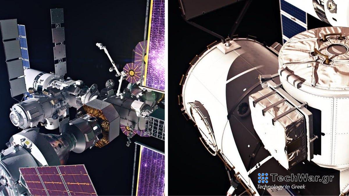 Ο μελλοντικός διαστημικός σταθμός σε τροχιά της Σελήνης παίρνει μορφή με νέα σχέδια Airlock