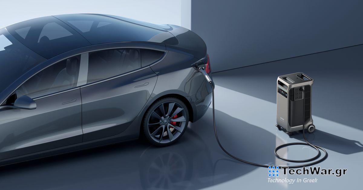 Ο ναυαρχικός σταθμός παραγωγής ενέργειας της Anker μπορεί να φορτίσει ένα EV και να κάνει τα σπίτια ενεργειακά ανεξάρτητα
