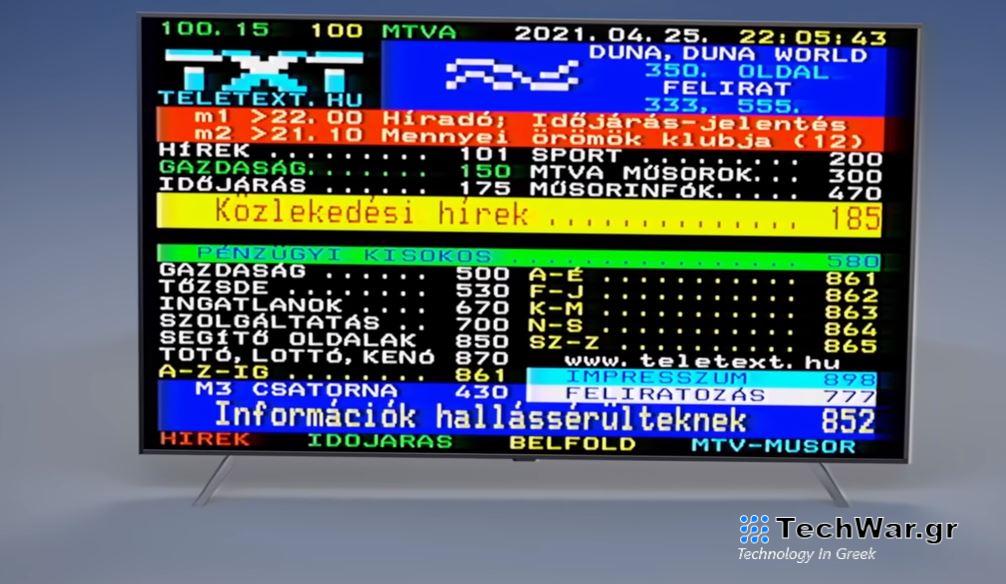 Σουηδία: Το Teletext ζει και γιορτάζει παραμένοντας αναλλοίωτο στο χρόνο