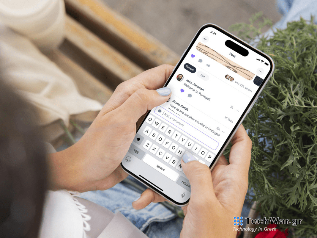 A person using Citizen Remote on their phone.